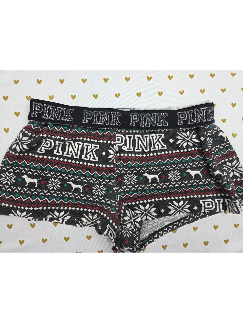 Victorias Secret PINK Dog Small Sleep Shorts Boxers Pajama Bottoms